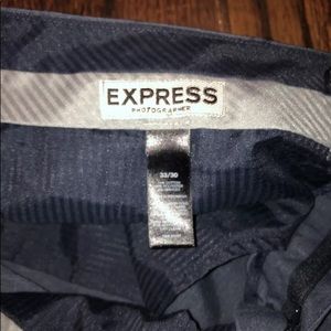 Express Navy Blue Photographer Pants 33x30